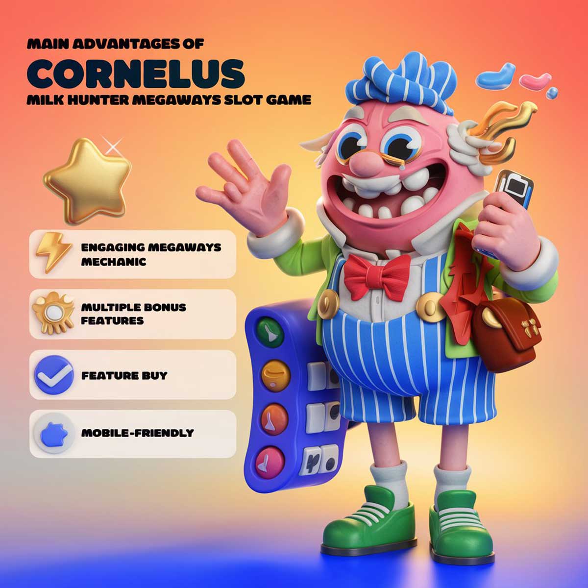 Cornelius Milk Hunter Megaways slot machine game